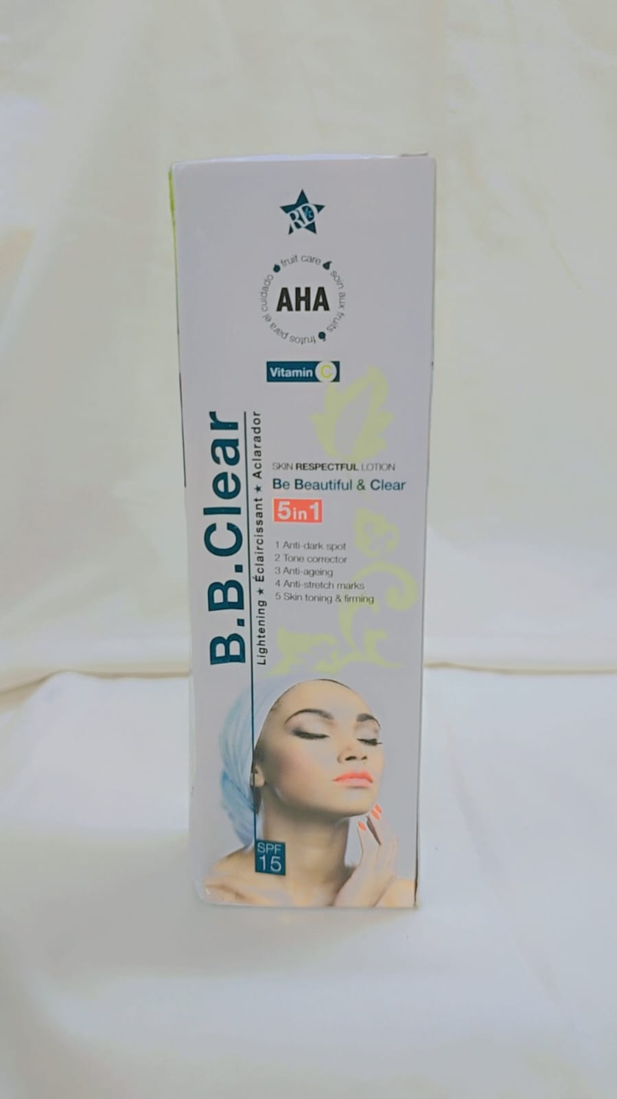 B.B CLEAR SPOT, LIGHTENING AND UNIFYING BODY LOTION