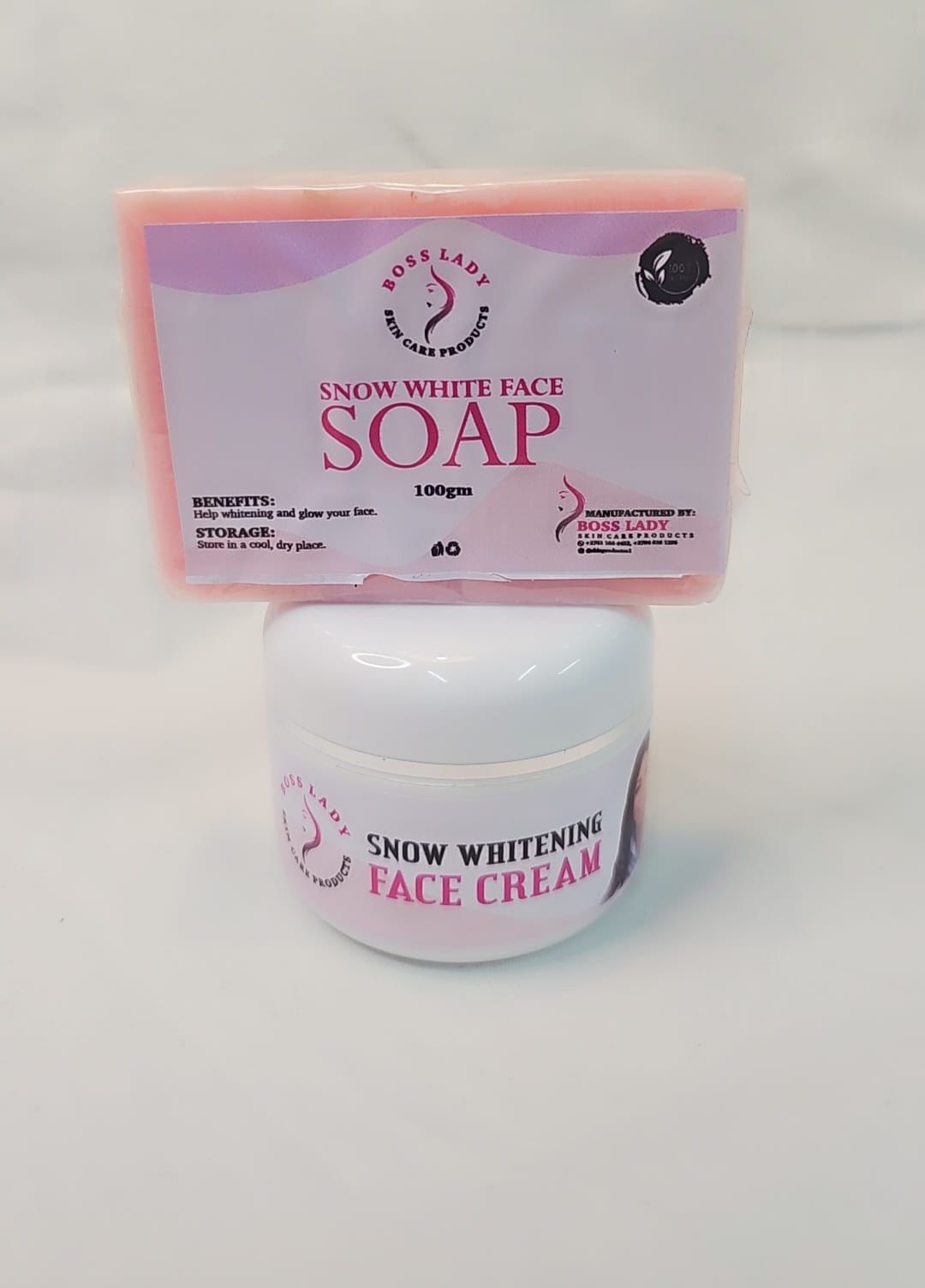 SNOW WHITE FACE CREAM AND FACE SOAP